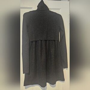 A.L.C. Shimmering Black Long Sleeve Dress